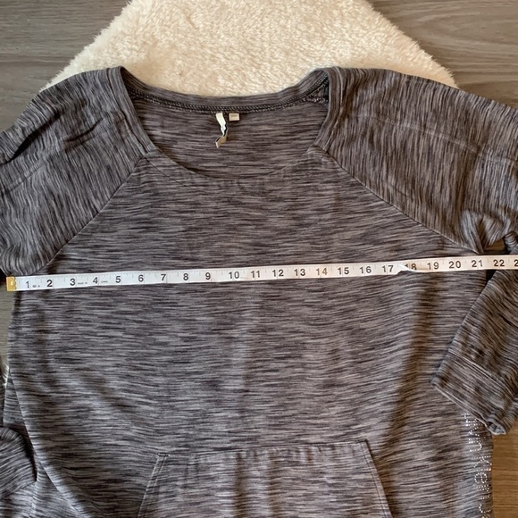 Calvin Klein Jeans Black & Grey Fleck Sweatshirt Size Large - Picture 12 of 16